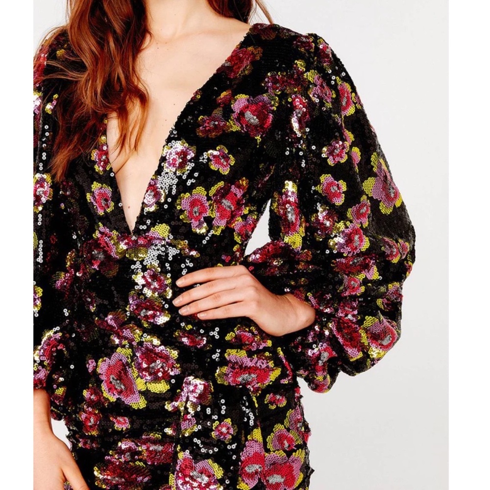 For Love & Lemons Morrison Sequin Mini Dress | Party Guest | Size XS